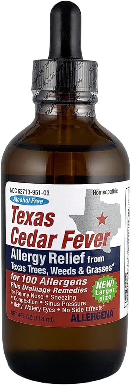 PROGENA Allergena Texas Cedar Fever 4 Fl Ounce Adult